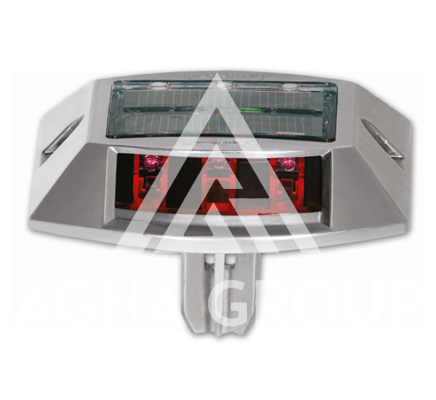ROAD MARKERS WITH SOLAR FLASHER