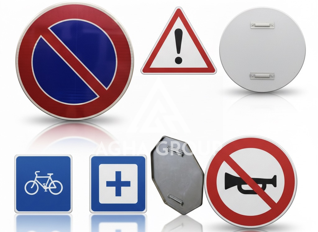 Double Twisted Traffic Signs