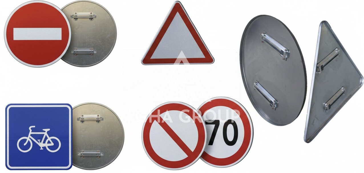 Single Twisted Traffic Sign